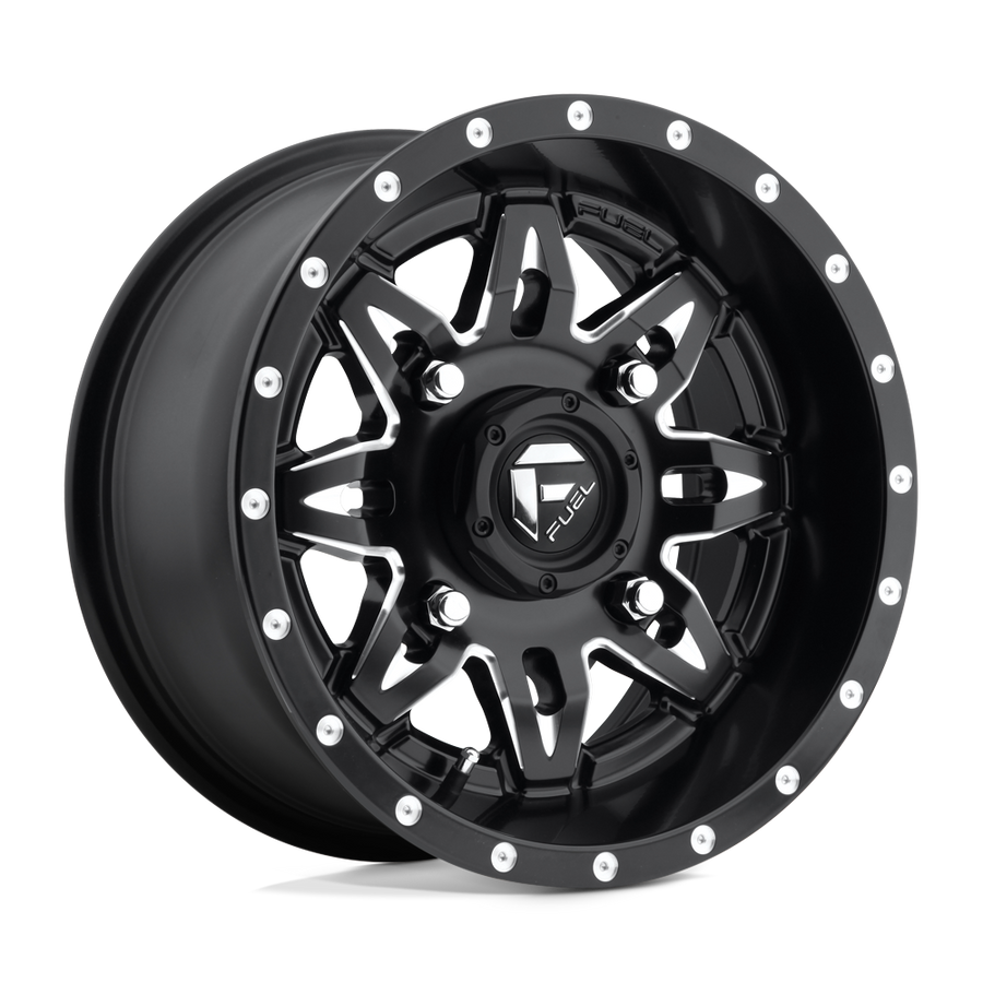 Fuel UTV D567 LETHAL UTV Matte Black Milled wheel