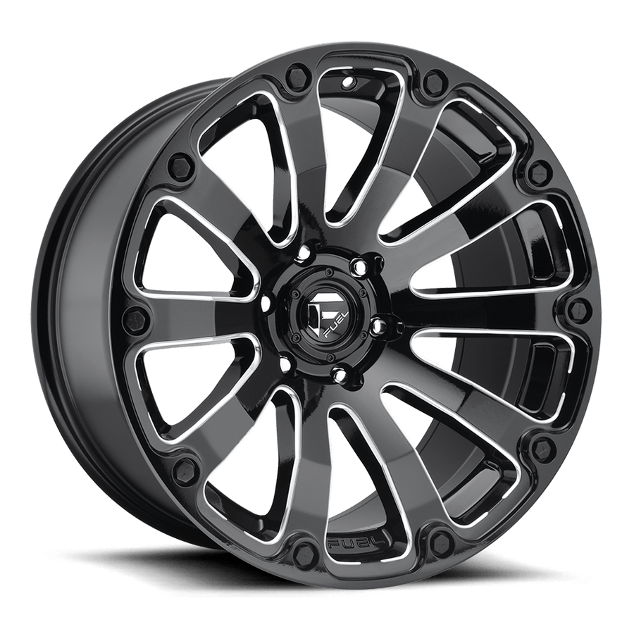 Fuel 1PC D598 DIESEL Gloss Black Milled wheel
