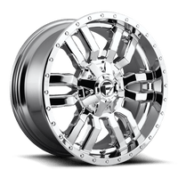 Fuel 1PC D631 SLEDGE Chrome Plated wheel