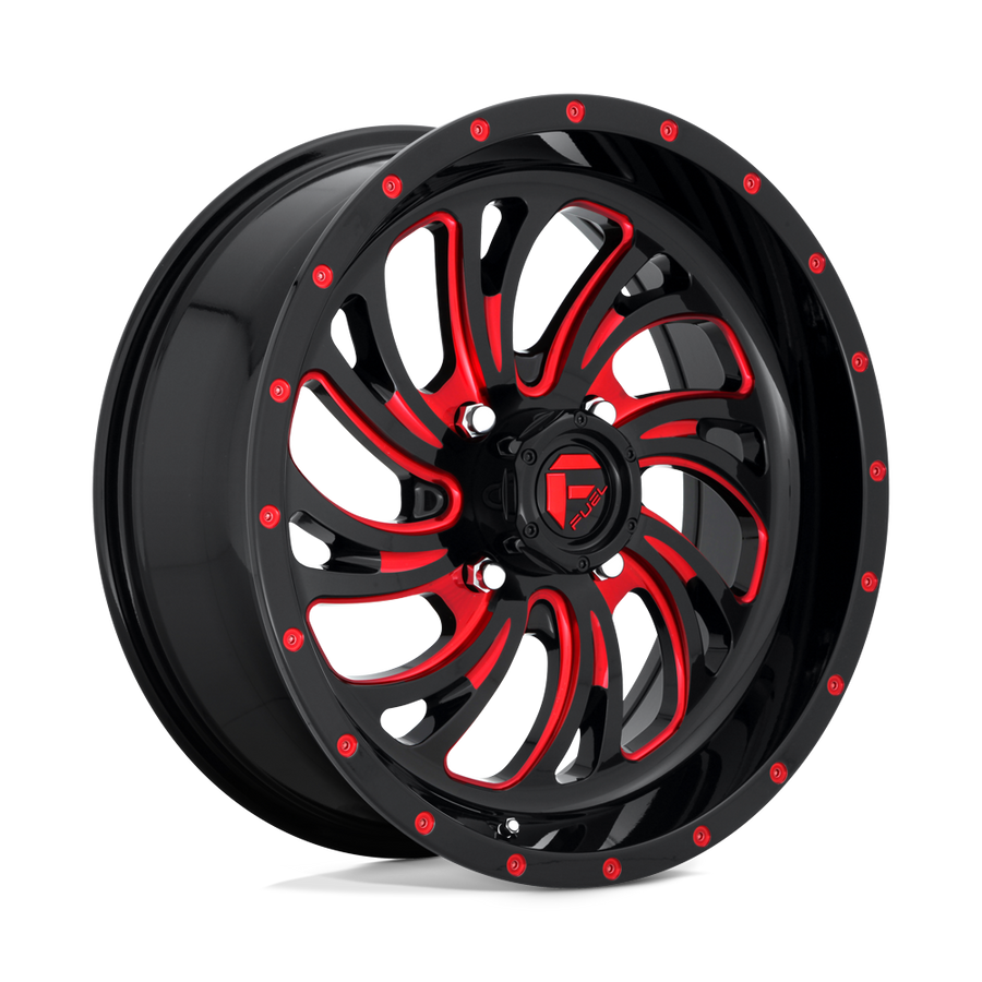 Fuel UTV D642 KOMPRESSOR UTV Gloss Black Red Tinted Clear wheel
