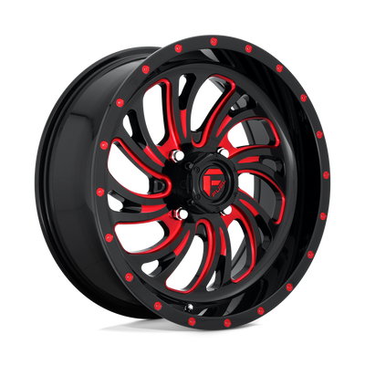 Fuel UTV D642 KOMPRESSOR UTV Gloss Black Red Tinted Clear wheel