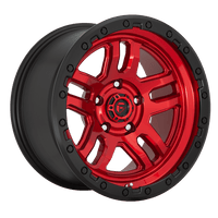 Fuel 1PC D732 AMMO Candy Red Black Bead Ring wheel