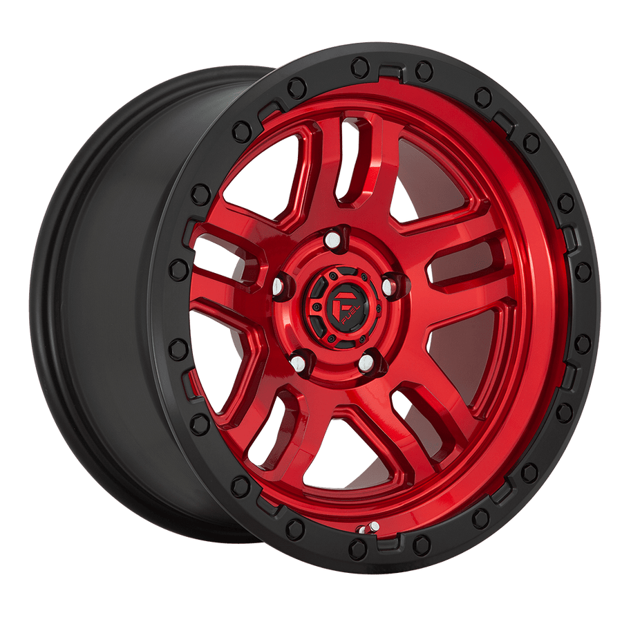 Fuel 1PC D732 AMMO Candy Red Black Bead Ring wheel