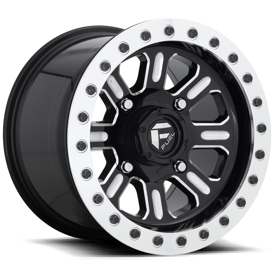 Fuel UTV D910 HARDLINE UTV BEADLOCK Gloss Black Milled wheel