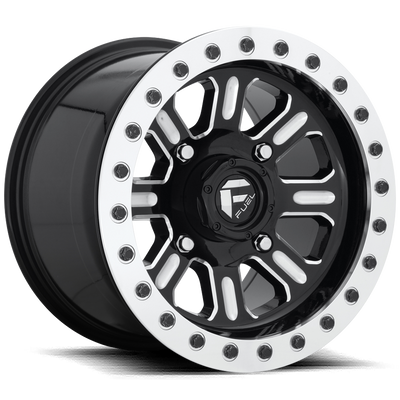 Fuel UTV D910 HARDLINE UTV BEADLOCK Gloss Black Milled wheel