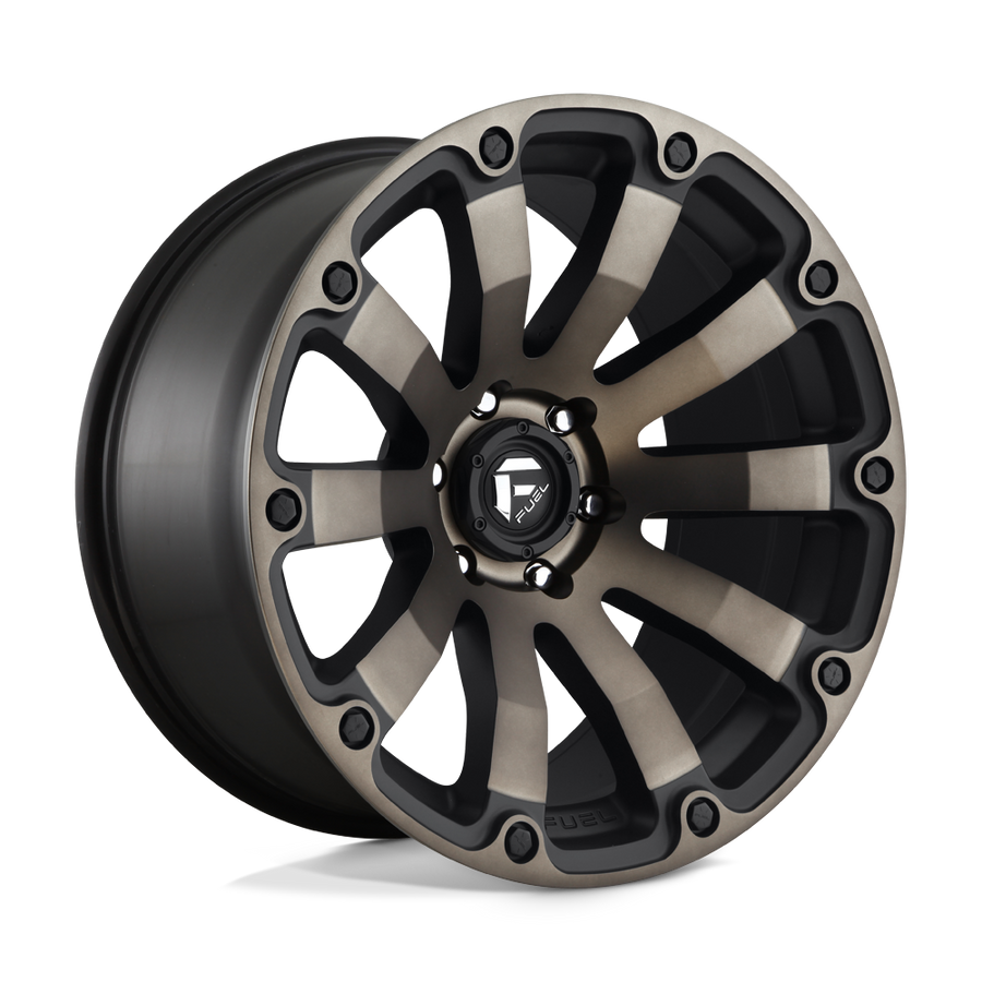Fuel 1PC D636 DIESEL Matte Black Double Dark Tint wheel