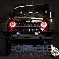 2007-2017 Jeep Wrangler JK LED Headlight Halo Kit