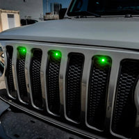 Pre-Runner Style LED Grill Light Kit for Jeep Wrangler JL