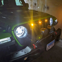 Pre-Runner Style LED Grill Light Kit for Jeep Wrangler JL