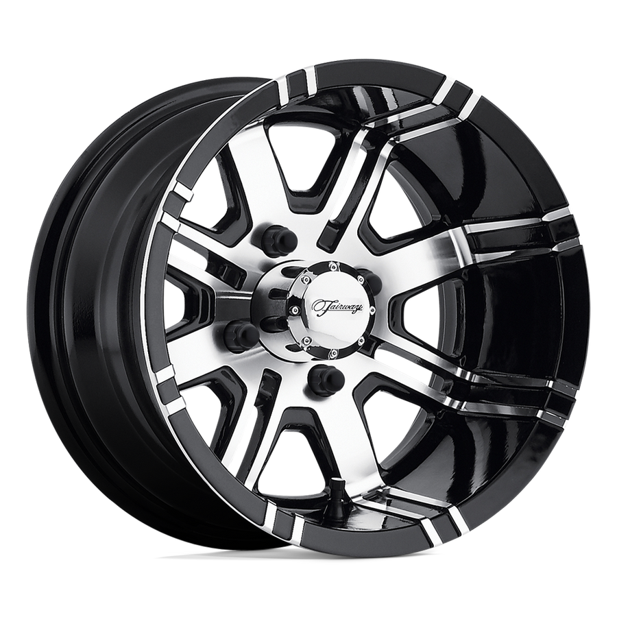 Fairway Alloys FA119 AGGRESSOR UTV Machined Gloss Black wheel