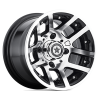 Fairway Alloys FA121 ILLUSION UTV Machined Gloss Black wheel