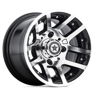 Fairway Alloys FA121 ILLUSION UTV Machined Gloss Black wheel