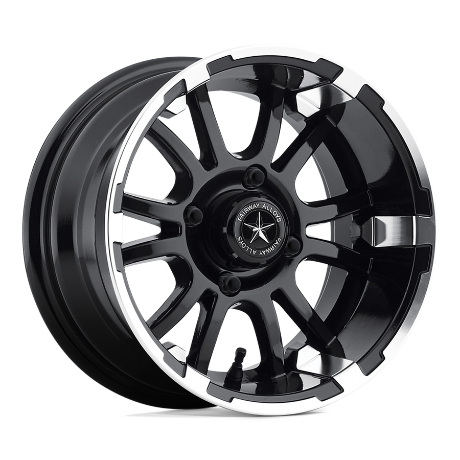 Fairway Alloys FA132 SIXER UTV Machined Matte Black wheel