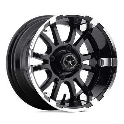 Fairway Alloys FA134 SIXER UTV Machined Matte Black wheel
