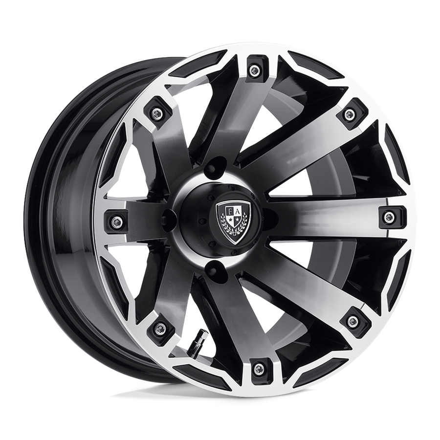 Fairway Alloys FA143 RAGE UTV Machined Gloss Black wheel