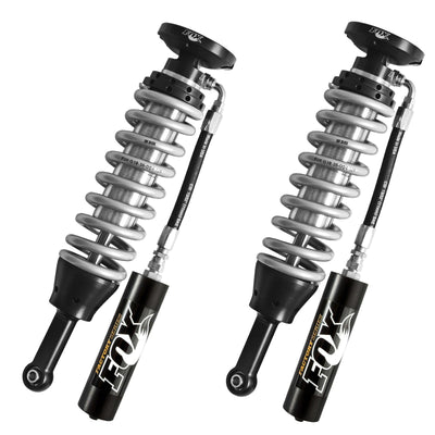 Fox Factory 09-13 Ford F-150 4WD Front Coilover 2.5 Series Remote Reservoir 5.4 Inch 0-2 Inch Lift Eyelet/OEM Fox Offroad Shocks