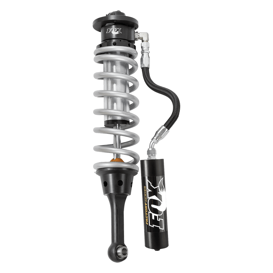 Fox Factory 10-13 Ford Raptor Front Coilover Internal Bypass Factory Race 3.0 Remote Reservoir 7.6 Inch 0-2 Inch Lift Fox Offroad Shocks