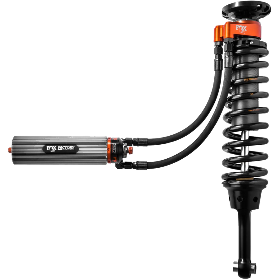 Fox Factory 17-Up Ford Raptor Front Coilover Internal Bypass Factory Race 3.0 Remote Reservoir 7.9 Inch 0-2 Inch Lift Fox Offroad Shocks