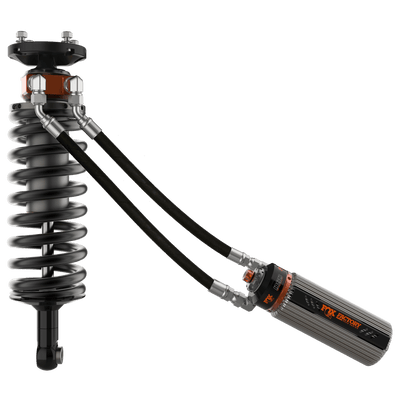 Fox Factory 22-Up Toyota Tundra w/UCA Front Coilover Internal Bypass Factory Race 3.0 Recirculating Remote Reservoir Dual Speed Compression Adjuster 2-2.25 Lift Fox Offroad Shocks