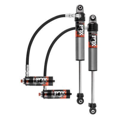 Fox Factory 18-Up Jeep JL No Mojave Front Performance Elite 2.5 Remote Reservoir 0-1.5 Inch Lift Dual Speed Compression Adjuster Fox Offroad Shocks