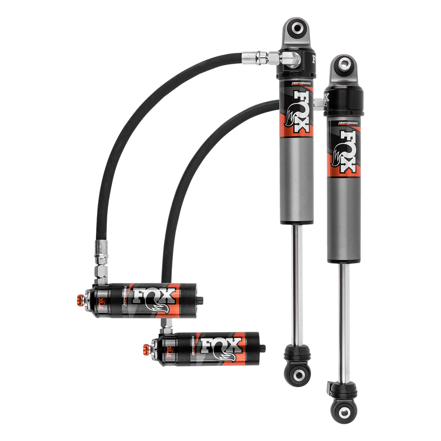 Fox Factory 2018-2024 Jeep JL No Mojave Front Performance Elite 2.5 Remote Reservoir 3.5-4 Inch Lift Dual Speed Compression Adjuster Fox Offroad Shocks