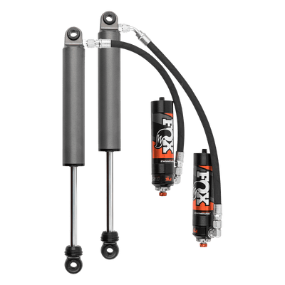 Fox Factory 2019-2024 Silverado/Sierra 1500 Rear 2.5 Truck FRS Remote Reservoir 0-2 Inch Lift Dual Speed Compression Adjuster Fox Offroad Shocks