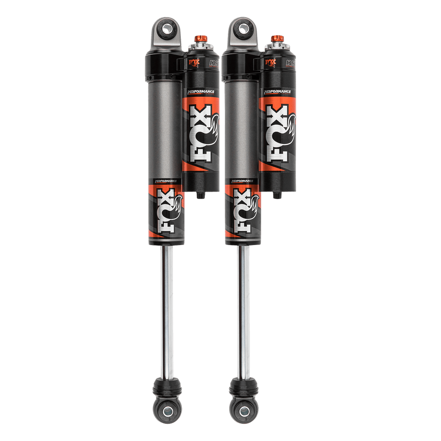 Fox Factory 20-Up Silverado/Sierra 2500/3500 Rear Performance Elite 2.5 Piggback 10.17 Inch 0-1 Inch Lift Dual Speed Compression Adjuster Fox Offroad Shocks