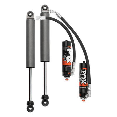 Fox Factory 2019-2024 Silverado/Sierra 1500 Rear Performance Elite 2.5 Remote Reservoir 10.5 Inch Non-TB/Non-AT4 2.5-4 Inch Lift TB/AT4 0-2 Inch Lift Dual Speed Compression Adjuster Fox Offroad Shocks