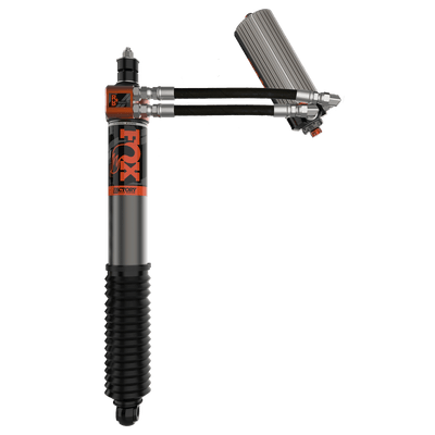 Fox Factory 22-Up Toyota Tundra Rear w/Ext Brake Lines Internal Bypass Factory Race 3.0 Recirculating Remote Reservoir Dual Speed Compression Adjuster 1-2 Inch Lift Fox Offroad Shocks