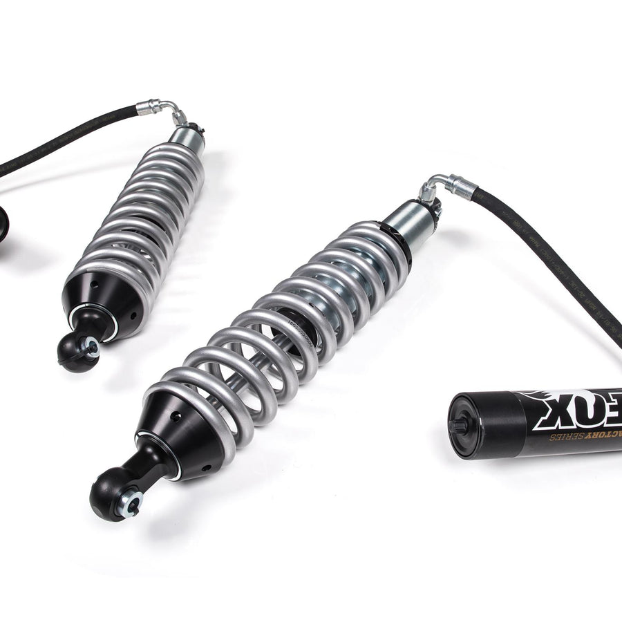 Fox Factory 2020-2024 Silverado/Sierra 2500HD/3500 HD Fox 2.0 Adventure Series Steel Body Shock Internal Floating Piston 5 Inch Front 23.28 x 15.68 x 2-BP/Clevis Fox Offroad Shocks