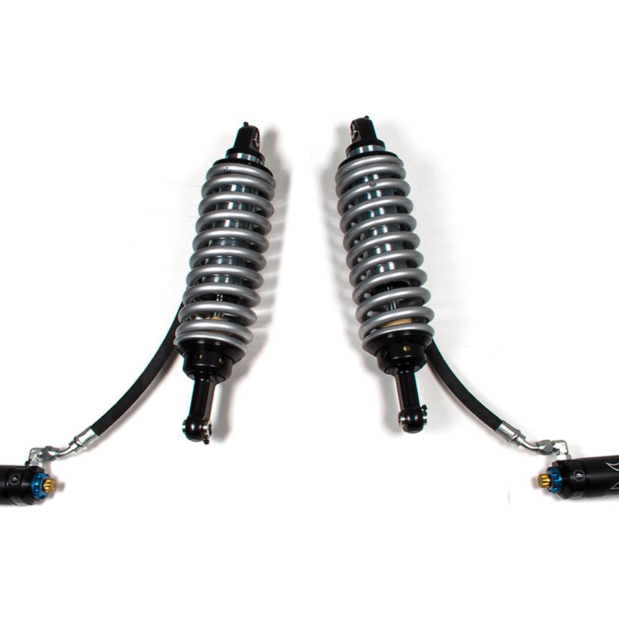 Fox Factory 10-14 Toyota Tundra 94-24 RAM 2500/3500 Fox 2.0 Adventure Series Steel Body Shock Internal Floating Piston 2-4 Inch Front/Rear 25.64 x 16.05 x 2-S50/EB1 Fox Offroad Shocks