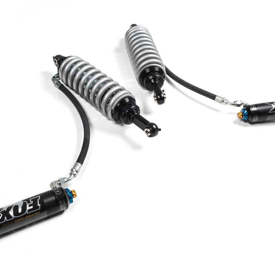 Fox Factory 2007-2018 Jeep Wrangler JK 05-24 Ford F-250/F-350 Superduty Fox 2.0 Adventure Series Steel Body Shock Internal Floating Piston 2 Inch Front 22.94 x 14.35 x 2-S50/EB1 Fox Offroad Shocks