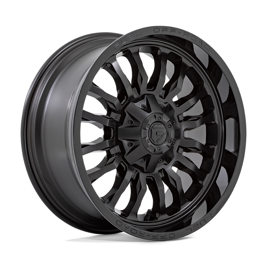 Fuel 1PC D796 ARC Matte Black W/ Gloss Black Lip wheel