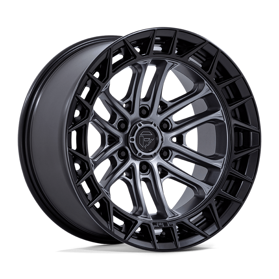 Fuel 1PC FC874 CELSIUS Matte Gunmetal W/ M-Blk Lip wheel