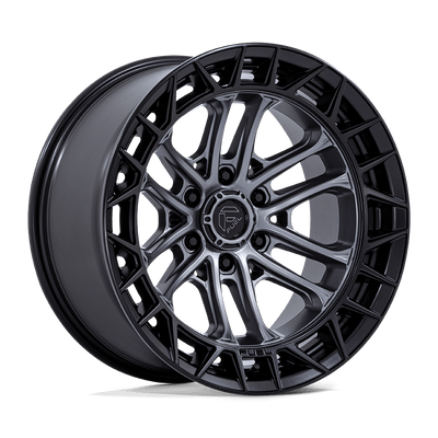 Fuel 1PC FC874 CELSIUS Matte Gunmetal W/ M-Blk Lip wheel