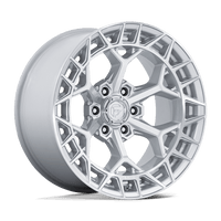 Fuel 1PC FC873 CHARGER Gloss Silver W/ Machined Face wheel