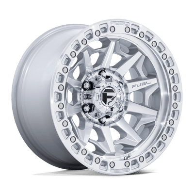 Fuel 1PC D883 COVERT Silver W/ Machined Face wheel