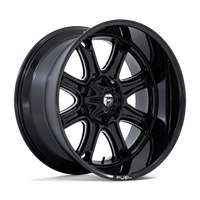 Fuel 1PC DARKSTAR Gloss Black Milled wheel