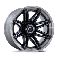 Fuel 1PC FC401 BRAWL Gloss Black Brushed Dark Tint wheel