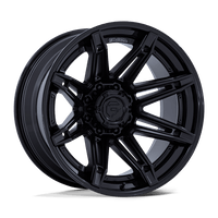 Fuel 1PC FC401 BRAWL Matte Black W/ Gloss Black Lip wheel