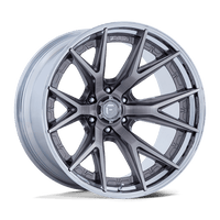 Fuel 1PC FC402 CATALYST Platinum W/ Chrome Lip wheel