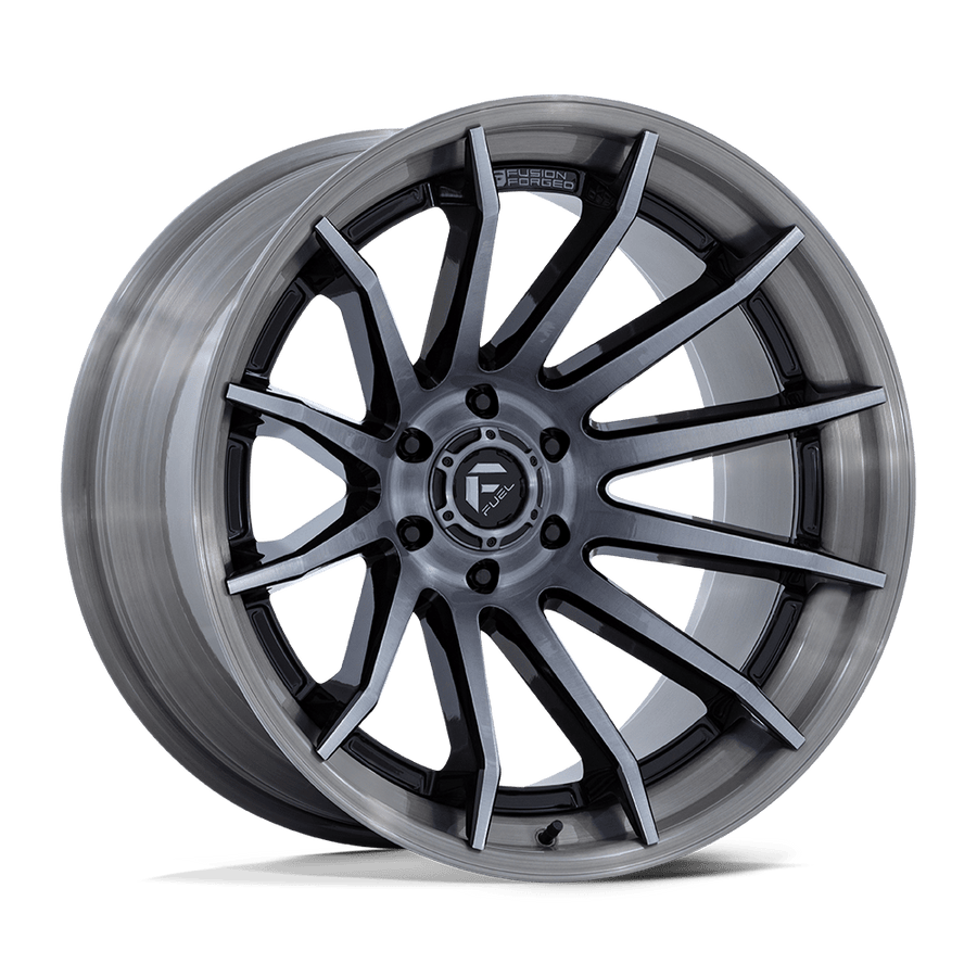Fuel 1PC FC403 BURN Gloss Black Brushed Dark Tint wheel