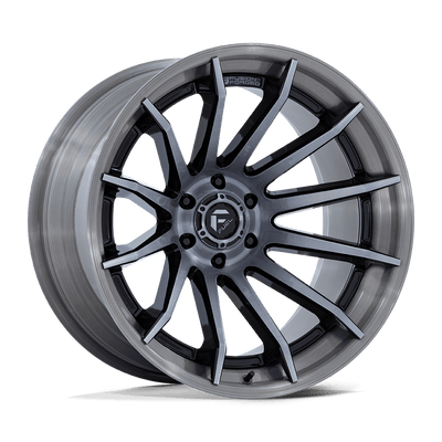 Fuel 1PC FC403 BURN Gloss Black Brushed Dark Tint wheel