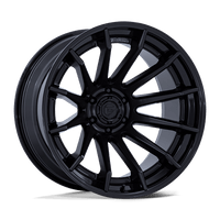 Fuel 1PC FC403 BURN Matte Black W/ Gloss Black Lip wheel