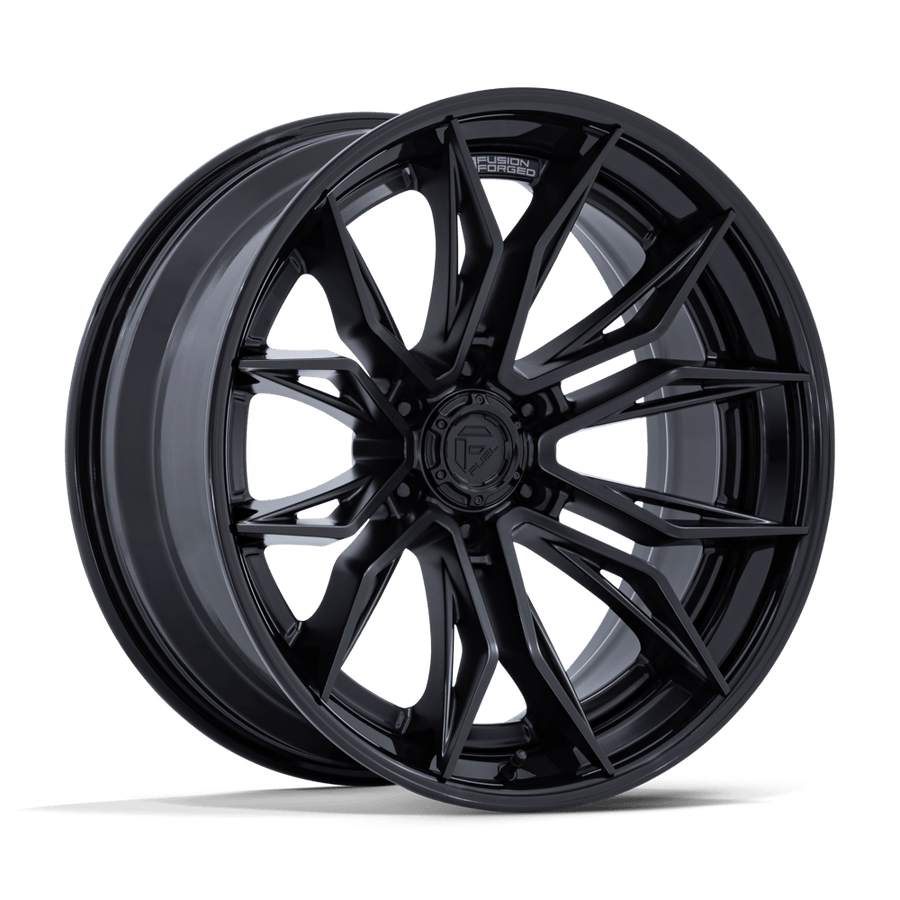 Fuel 1PC FC404 MUTINY Matte Black W/ Gloss Black Lip wheel