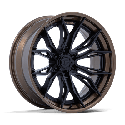 Fuel 1PC FC404 MUTINY Matte Black W Gloss Bronze Lip wheel