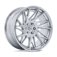 Fuel 1PC FC405 DYNAMO Gloss Silver Brushed W/ Chr-Lp wheel
