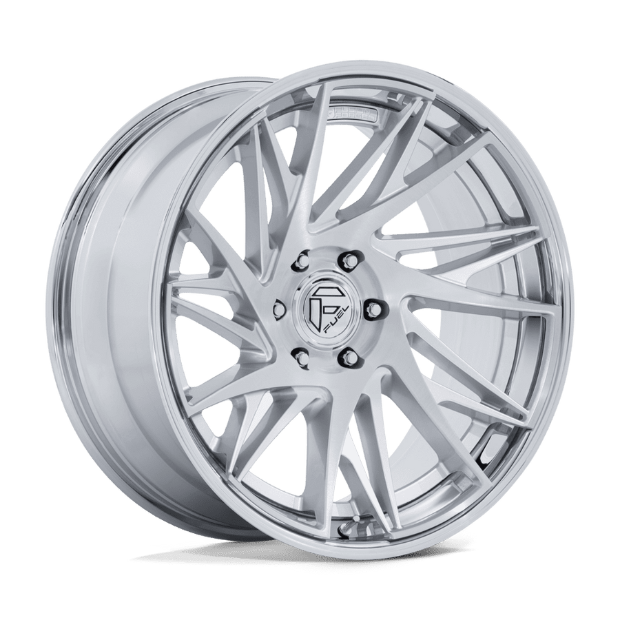 Fuel 1PC FC405 DYNAMO Gloss Silver Brushed W/ Chr-Lp wheel