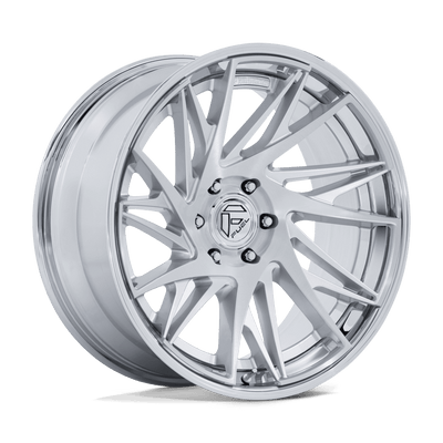 Fuel 1PC FC405 DYNAMO Gloss Silver Brushed W/ Chr-Lp wheel
