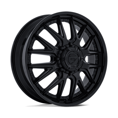 Fuel 1PC D406 CATALYST DUALLY Matte Black W/ Gloss Black Lip wheel